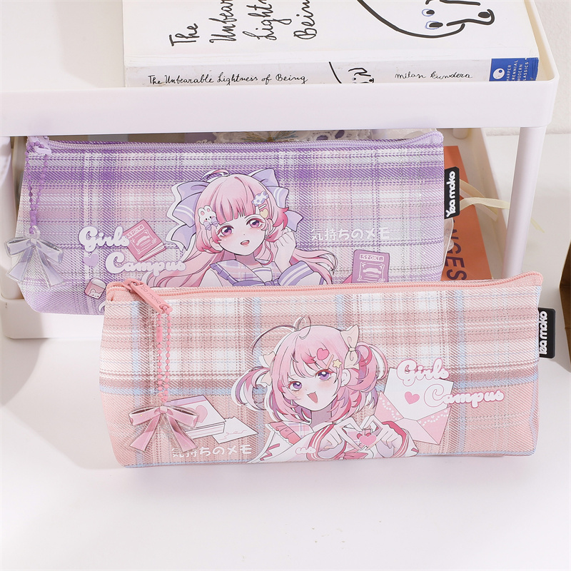 Art Soft Triangle Pencil Bag for Girls04