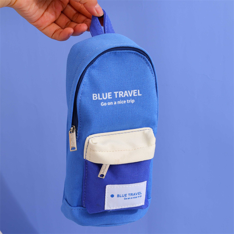 Blue Traveling Backpack Pencil Bag05