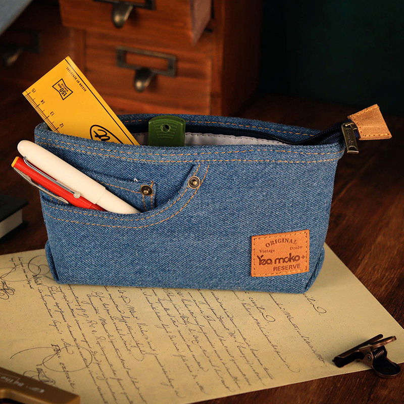 Canvas-Propesyonal-Bag-ong-Cowboy-Daghang-Pocket-Pencil-Bag4