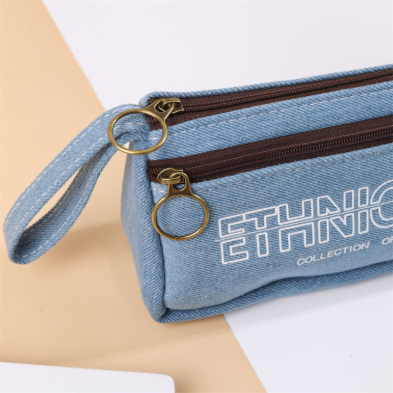 Cowboy double layer Multifunction Pencil Bag03