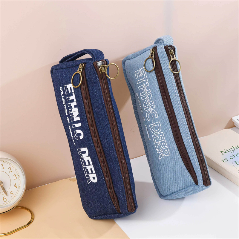 Cowboy double layer Multifunction Pencil Bag06