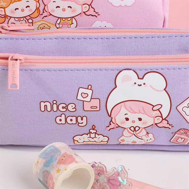 Creative Cartoon Multifunction Pencil Bag03