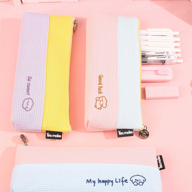 Moda Creative Triangle Pencil Bag for girls04