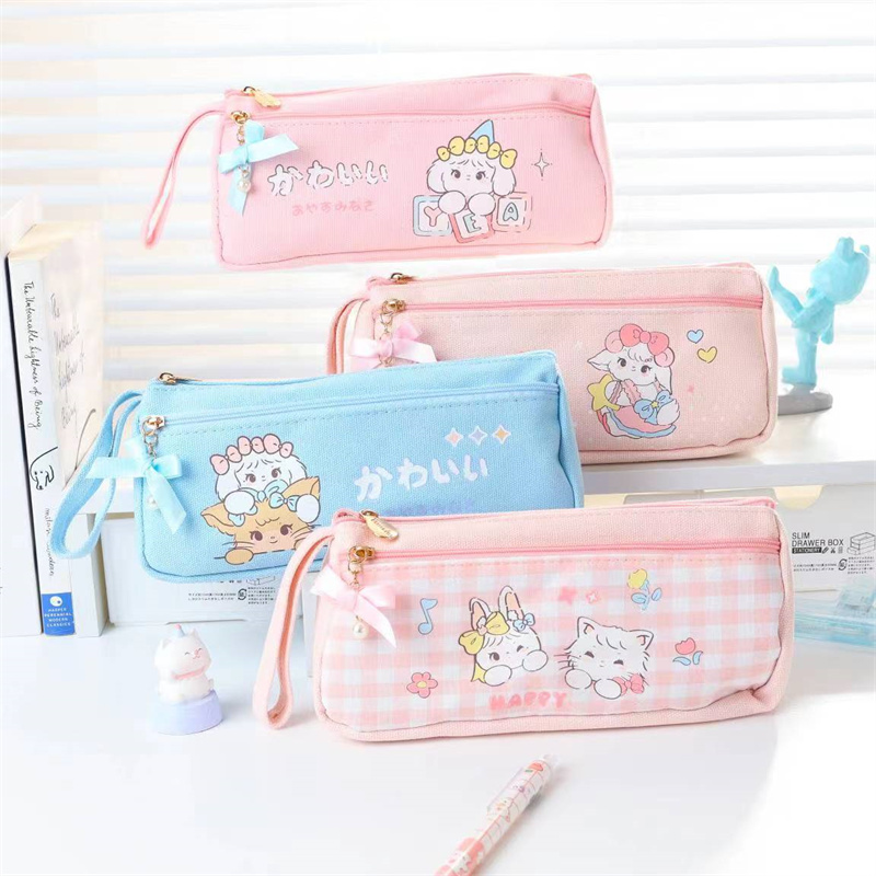 Honey Cat and Sheep Multifunction Pencil case04