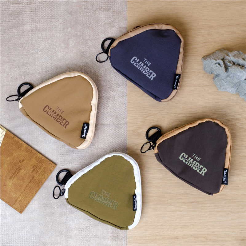 MK-7516 Triangle Wallet Canvas Pen Bag Pencil Case ၀၃