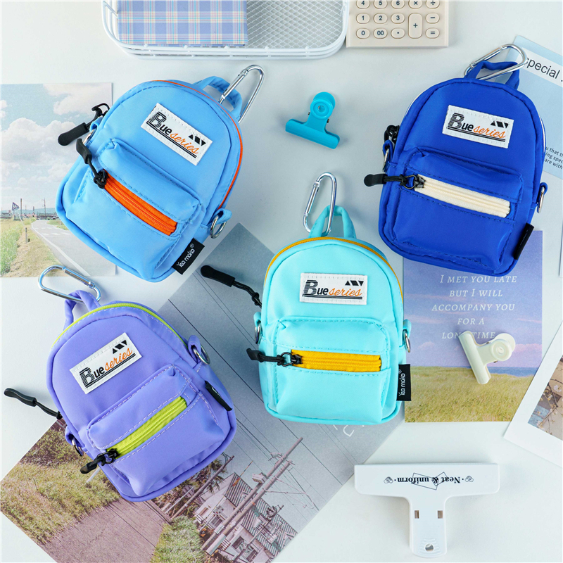 MK-7681 Cross-body Skooltas Beursie saamgestelde lap Pen Sak Skryfbehoeftes Potlood Sak 09