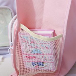 MK-8201 Front Pocket Pen Bag Oxford Cloth Stationery Pencil Bag Malaking Kapasidad Schoolbag Study Bag (2)