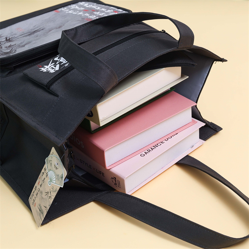 MK-8260 Front Small Pocket Pen Bag Oxford Cloth Stationery Pencil Bag Schoolbag Study Bag (8)