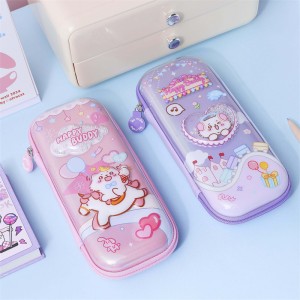 MK-8376 Pearl EVA Pencil Box Portable Pen Case Zipper Stationery Case Pen Bag Pencil Bag Stationery Pocket (8)