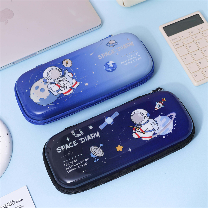 MK-8378 EVA Pencil Case Dûbele Stationery Pocket Study Pen Bag Multi-funksjonele Pencil Bag Study Schoolbag (4)