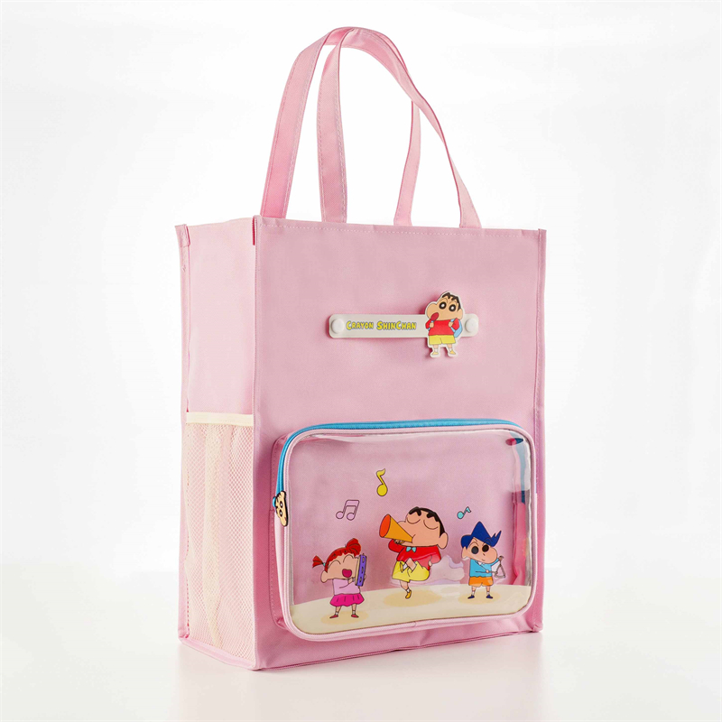 MK-8496 Crayon Shin Chan Apo Ikọwe Iwaju Apo Agbara nla Pen Bag Oxford Apo Ile-iwe Ohun elo Ohun elo Olona-iṣẹ (12)