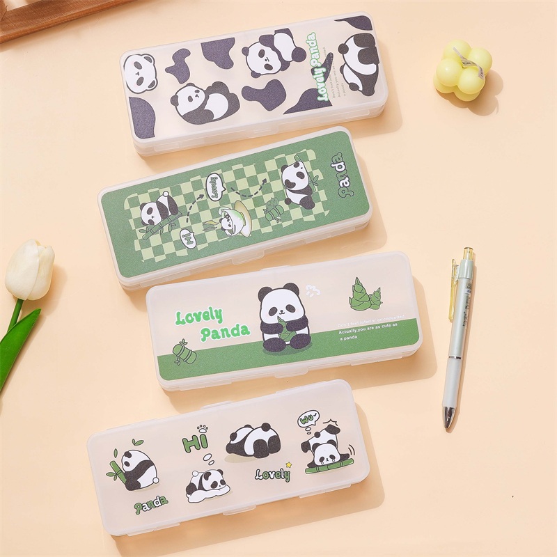 MK-8616 PP Bilayer Pencil Case Double-deck Stationery Box Study Two layers Pen Bag Bags Multi-functional Pencil Bag Study Bag (6)