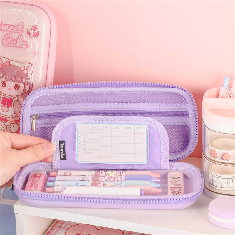 MKPC-7395 EVA Pencil Box Portable Pen Case Zipper Stationery Case 09