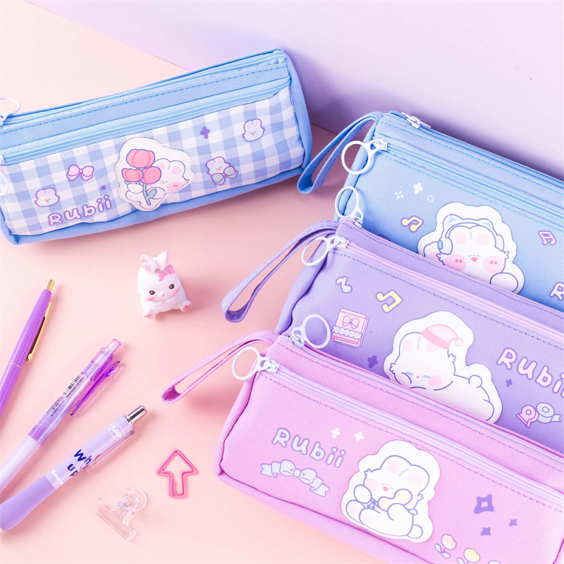 Ruby Bunny Stress Relief Multifungsi pensil Bag06