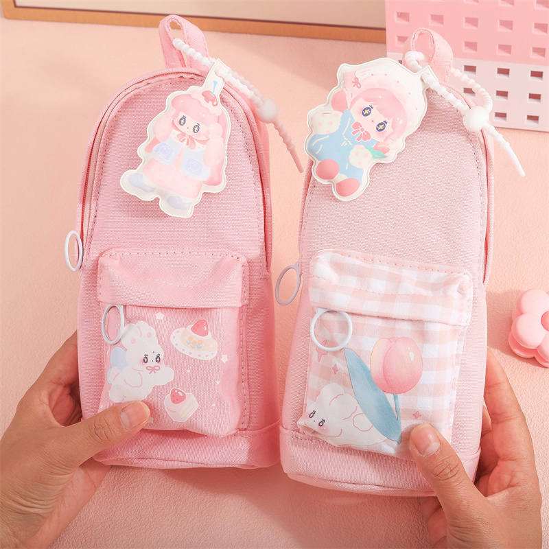 Soft Cartoon Backpack Pencil Bag School05